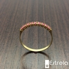 Anel aparador ouro 18k/750