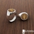 Anel personalizado prata/950 com brasão família em ouro18k/750