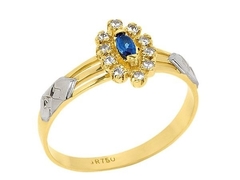 Anel de formatura ouro18k/750 Ref. ANF178