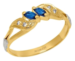 Anel de formatura ouro18k/750 Ref. ANF211