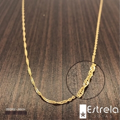 Corrente singapura ouro 18k/750 Ref. BBSI0345-45CM
