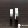 Par de alianças prata 950 Ref 222105
