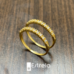 Anel aparador ouro18K/750 - comprar online