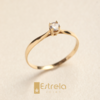 ANEL SOLITÁRIO OURO 18K AN18004