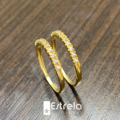 Anel aparador ouro18K/750