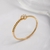 Anel Trevo Pedras Ouro 18K/750 AN04-08 - comprar online