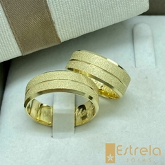 Par de alianças ouro18k/750 12g na internet