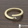 Anel solitário ouro18k750 Ref. AN11