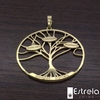 Pingente personalizado árvore da vida ouro18k/750