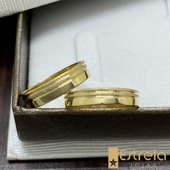 Par de alianças ouro18k/750 REF. 118005 - 5G - comprar online