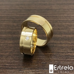 Par de alianças ouro18k/750 REF. 1180014 - 14g - comprar online