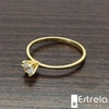 Anel solitário ouro 18k750 Ref. AN2752