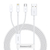 Cable 3 En 1 Usb A iPhone Usb C Tipo C Micro 1.5 Mts Rapida