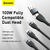 Cable 3 En 1 Usb C iPhone Tipo C Micro 1.2 Mts 100w Rapida - comprar online