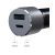 Imagen de Cargador Celular Auto Rapido Usb C 60w + Usb A 12w Satechi