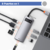 Hub Gleam 8/1 Usb-c Pd 100w Hdmi 4k Usb 3.0 * 3 Rj45 Micr Sd - comprar online