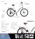 BICICLETA ELECTRICA STARLEY PASEO BICI MUJER URBANA ROD 28 - Teknic