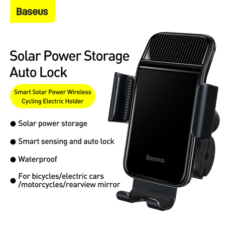 Soporte Porta Celular Para Moto Bicicleta Solar Smart Baseu