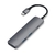 Hub Adaptador Slim Usb-c A Multipuertos Silver Y Space Gray - comprar online