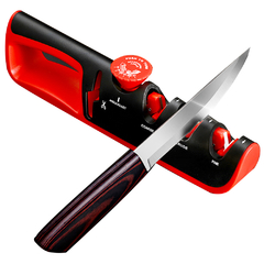 Afiador de faca WAK 5 em 1 com ângulo ajustável - Máquina de afiar Facas e Tesouras