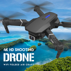 Drone Quadcopter e 88 pro wifi fpv zangão com grande angular hd 4k 1080p com câmera na internet