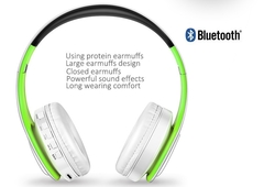 Fone de ouvido estéreo bluetooth, com microfone para todos os telefones - comprar online