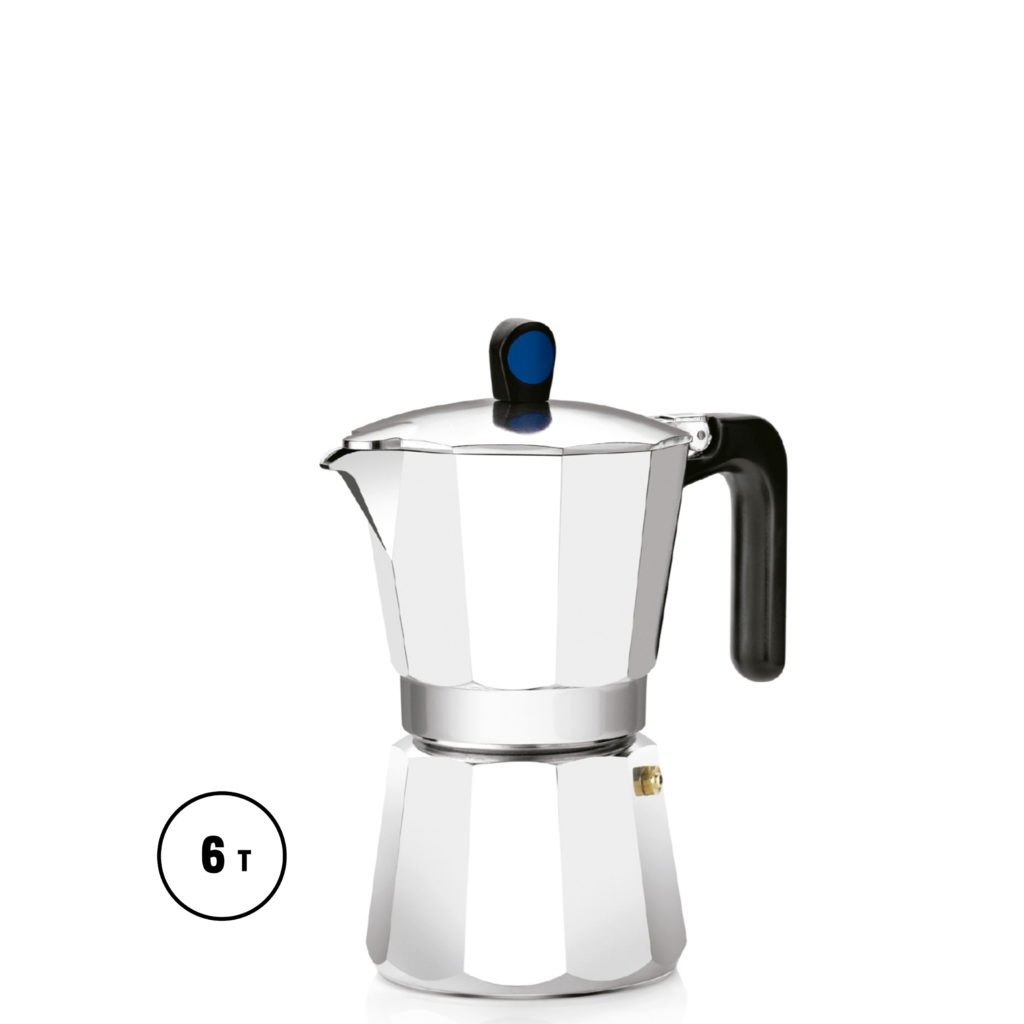 Cafetera MONIX - Tipo Italiana - Apta Inducción - 6 pocillos