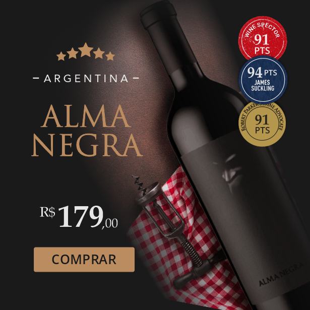 Vinho Argentino Tinto Alma Negra Misterio Blend