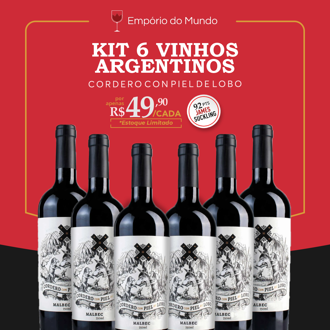 Vinho Cordero con Piel de Lobo - Malbec - Argentina - 2021