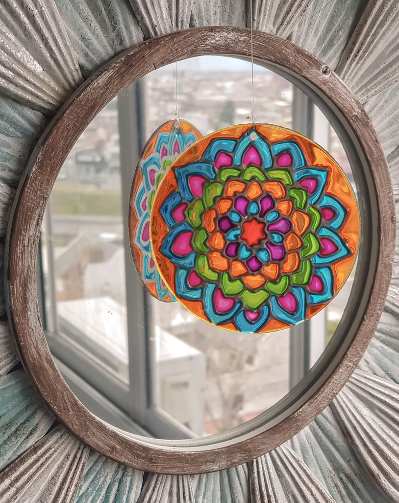 Colgante Mandala Multicolor - Perinawa