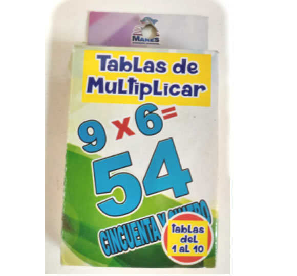 Memoria tablas de multiplicar LA EDUCADORA SHOP