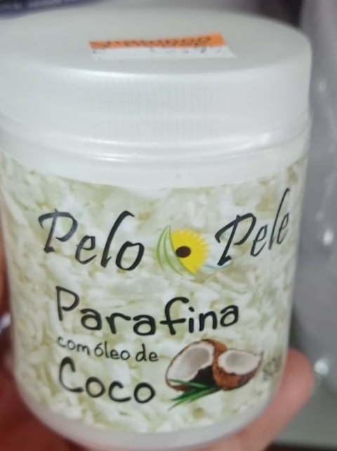 Parafina com Óleo de Coco Pelo e Pele 150g