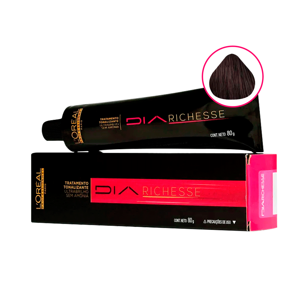 Tonalizante L'Oréal Professionnel DiaRichesse 5.0 Castanho Claro