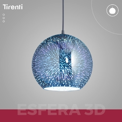 Colgante 3D Esfera Cobre - Tirenti