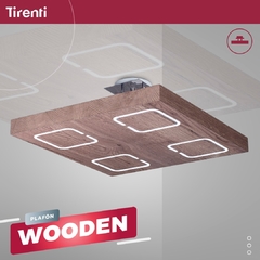 Plafon wooden led
