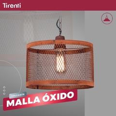 Colgante malla 30cm oxido
