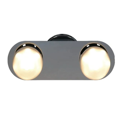 Aplique bola 2 luces