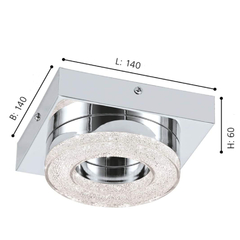 Aplique pared led fradelo en internet
