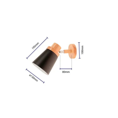Aplique loto metal negro semimate - Tirenti