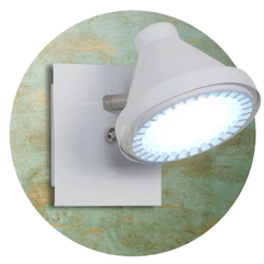 Aplique pared oslo 1 luz direccional blanco - comprar online