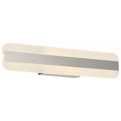 Aplique cromo pared oval 18w