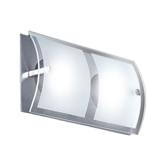 Aplique 2 luces perlado
