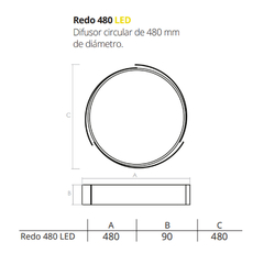 Colgante redo 2xe27 blanco 48cm en internet