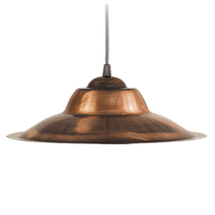 Colgante chapa 32cm cobre