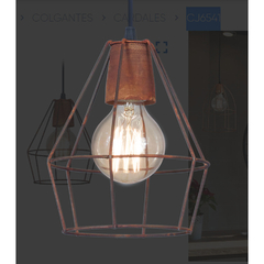 Colgante Jaula mini oxido - Tirenti