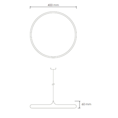 Colgante matiz led simple 30w luz calida en internet