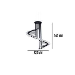 Colgante Vivlio led negro - tienda online