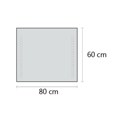 Espejo touch Linea punteada led - comprar online