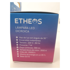 Halopar led 7w dicro luz cálida en internet