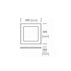 Panel led 30x30 28w blanco - comprar online